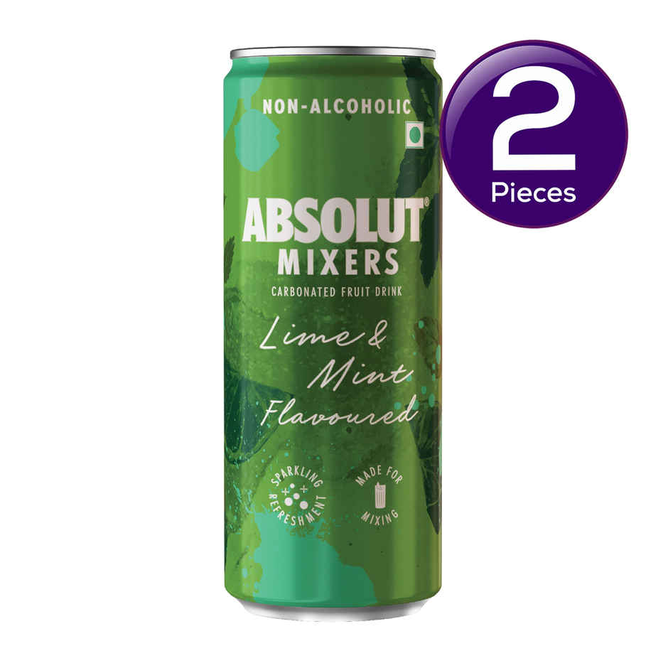 Absolut Mixers Sparkling Lime & Mint (Mojito Flavoured) Combo