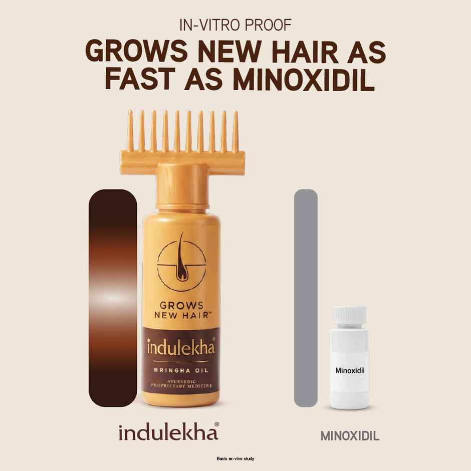 Indulekha Bringha Oil | Reduces Hair Fall And Grows New Hair | 100% Ayurvedic Oil