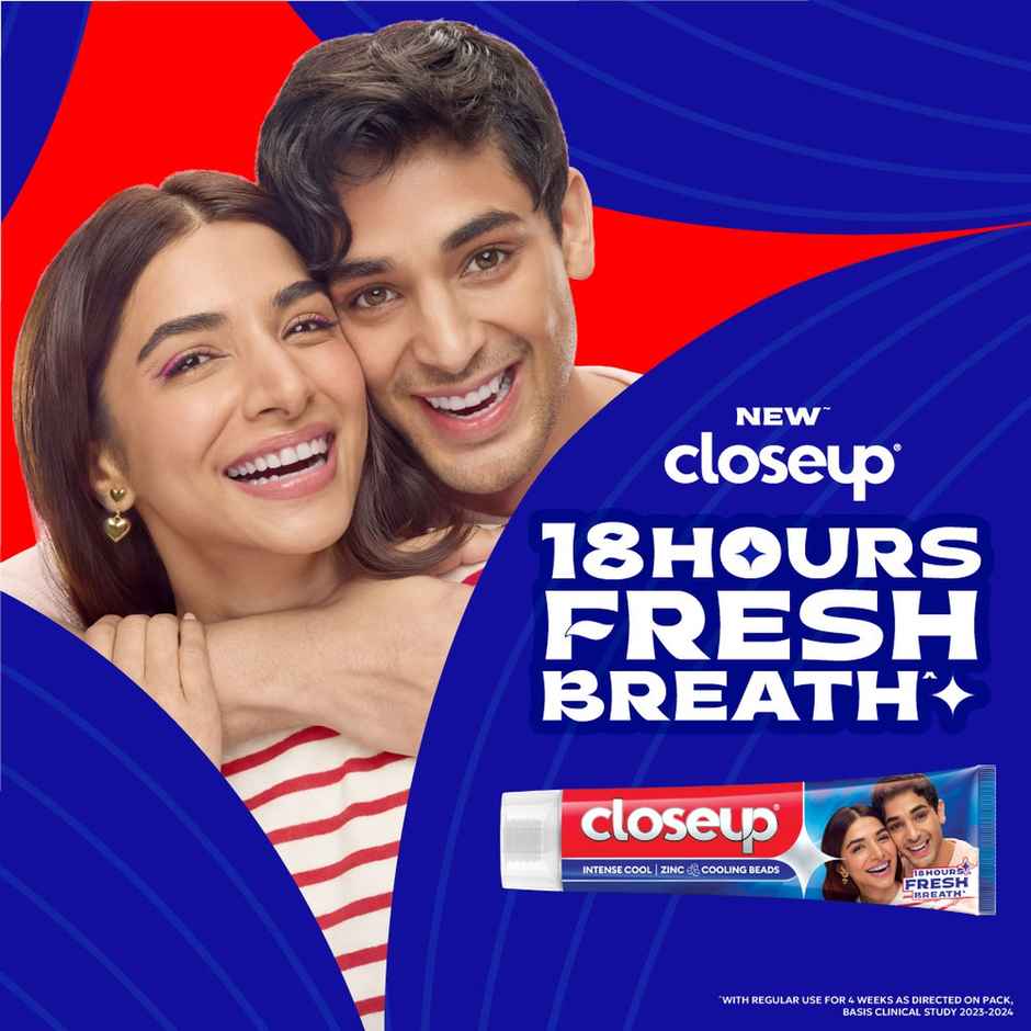 Closeup Intense Cool Gel Toothpaste for Long Lasting Fresh Breath