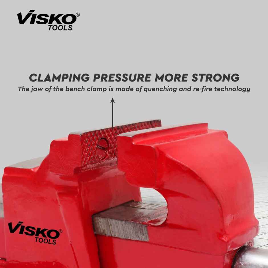 Visko 769 Bench Vice 85Mm (No.1) | Steel Fixed Base Vise Multi Vise Tool