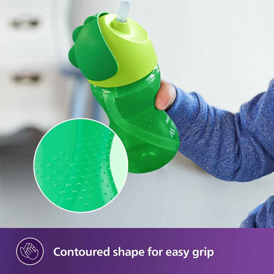 Philips Avent Straw Cup | 300ml/10oz | 12 m+ | BPA Free | SCF798/00 ( Colour May Vary)