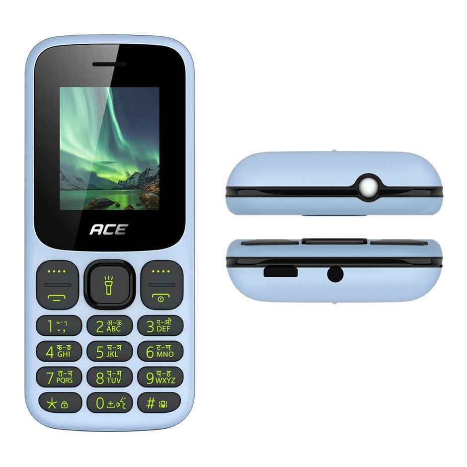 itel Ace 3 Shine Keypad Mobile | 1.8" Display | 1000 mAh Battery | City Blue