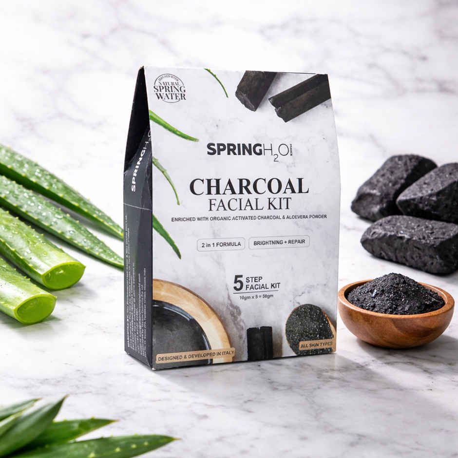 Spring H2O Charcoal Facial Kit