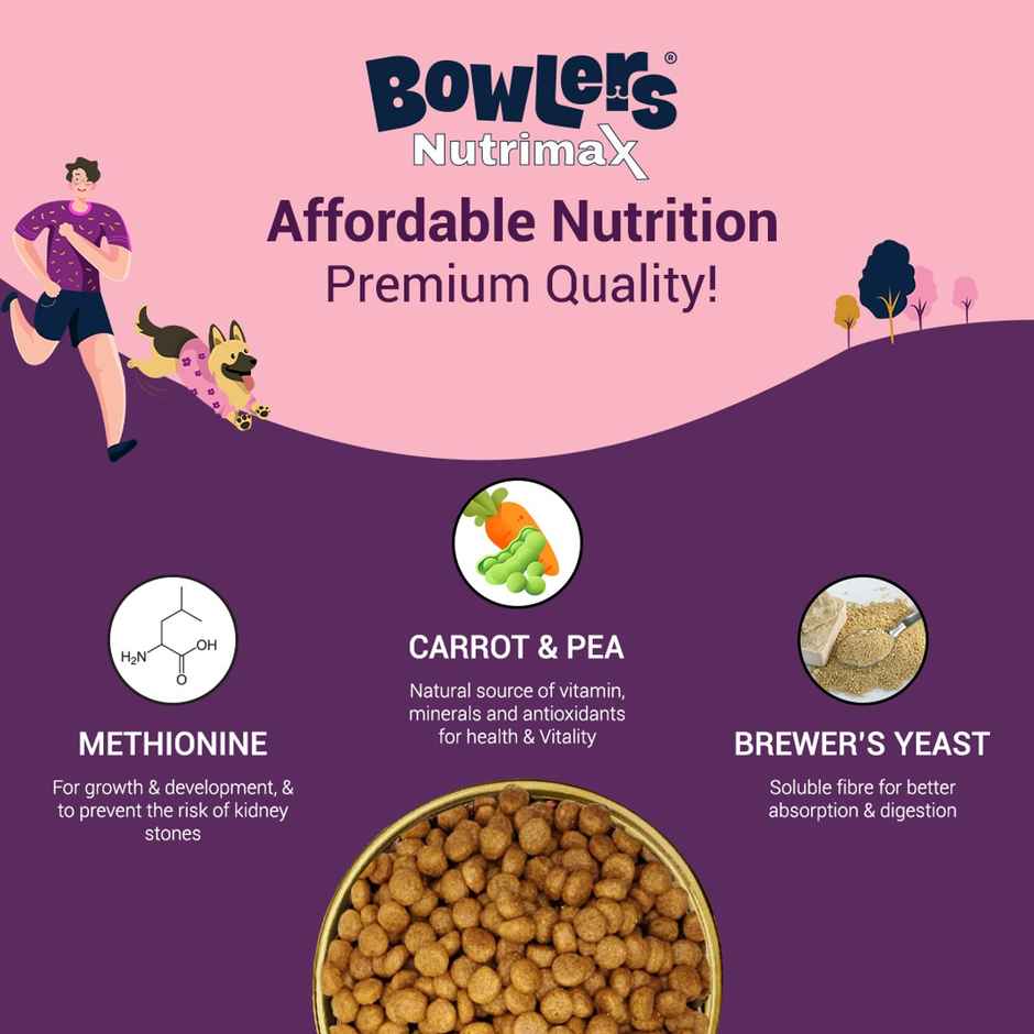 Bowlers Dry Dog Food Nutrimax Puppy Chicken & Milk