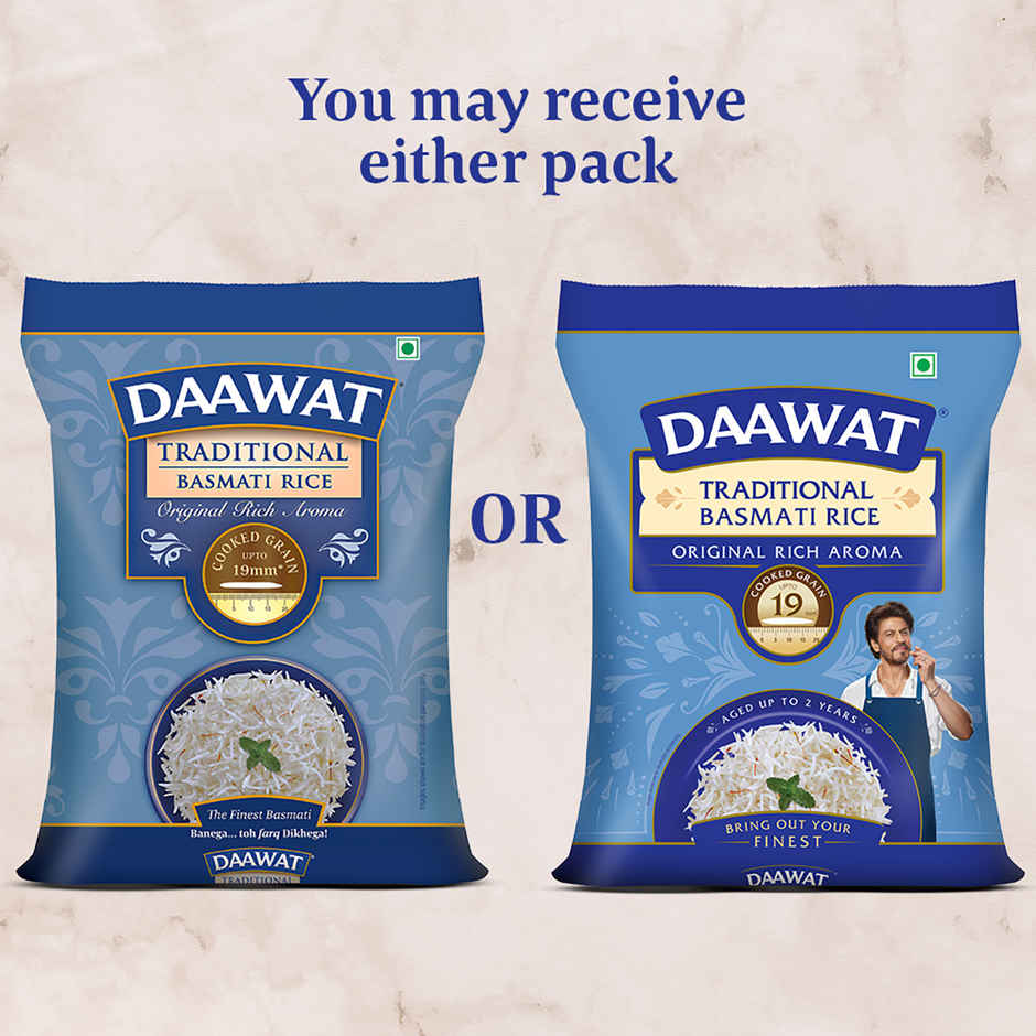 Daawat Traditional Basmati Rice | Long Grain