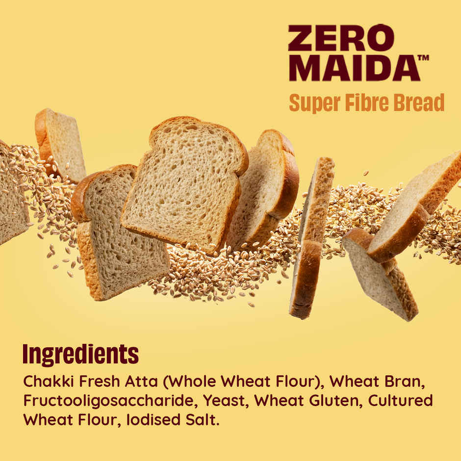 The Health Factory Zero Maida Super Fibre Bread
