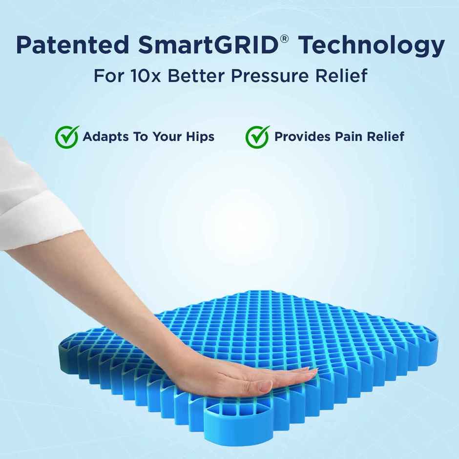 The Sleep Company Back Pain Relief Orthopedic Seat Cushion By TSC