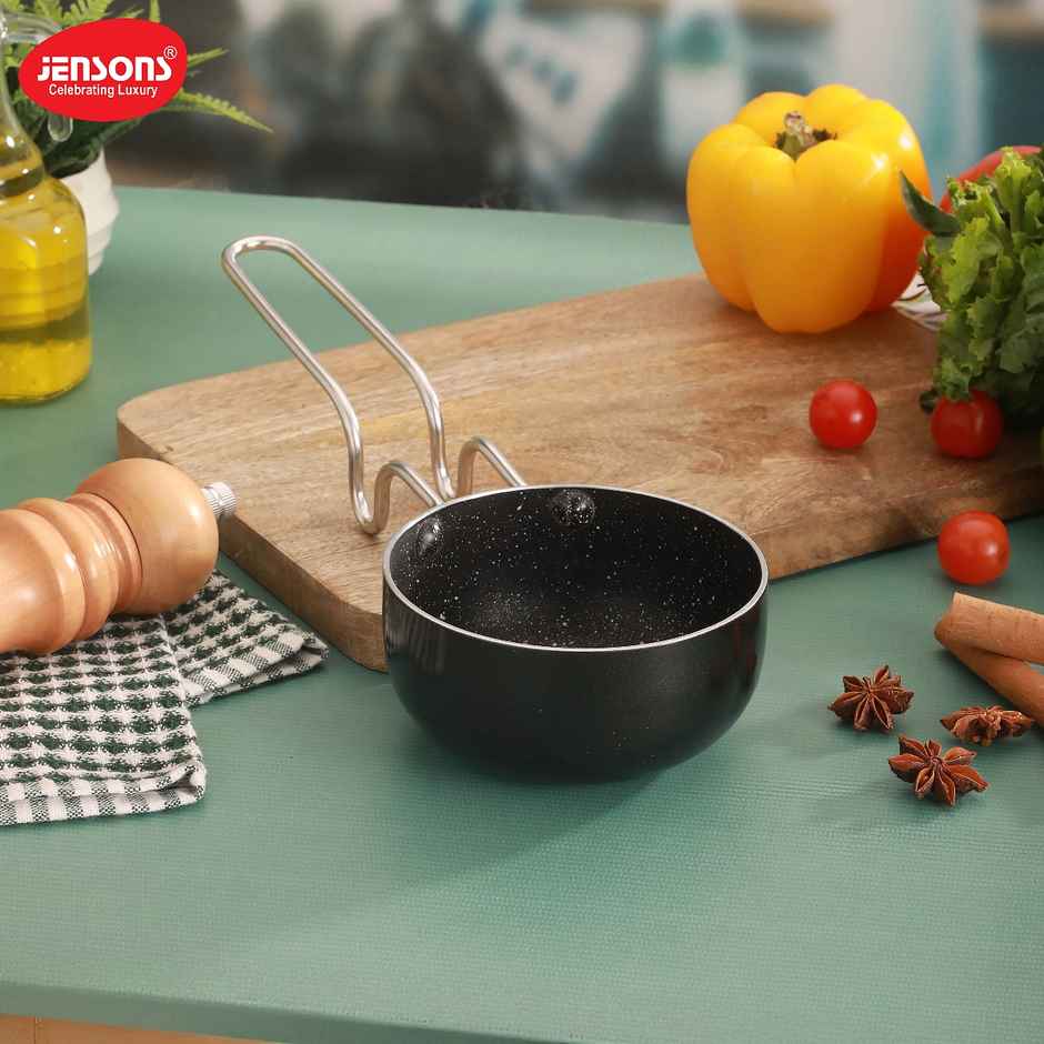 Jensons Cuisine Non Stick | Non - Induction Tadka Pan 11 cm