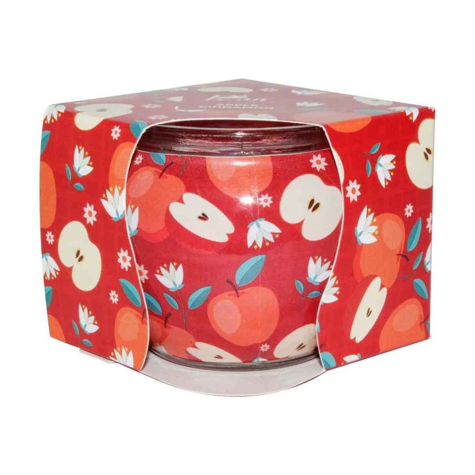 Shrink Sleeve Glass Candle | Apple & Cinnamon | Pan Aromas