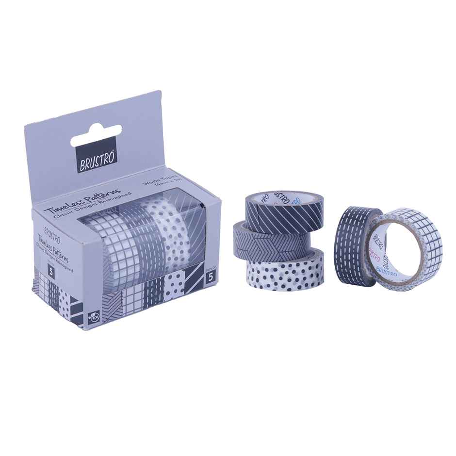 Brustro Timeless Pattern Set Of 5 - 15Mmx5M