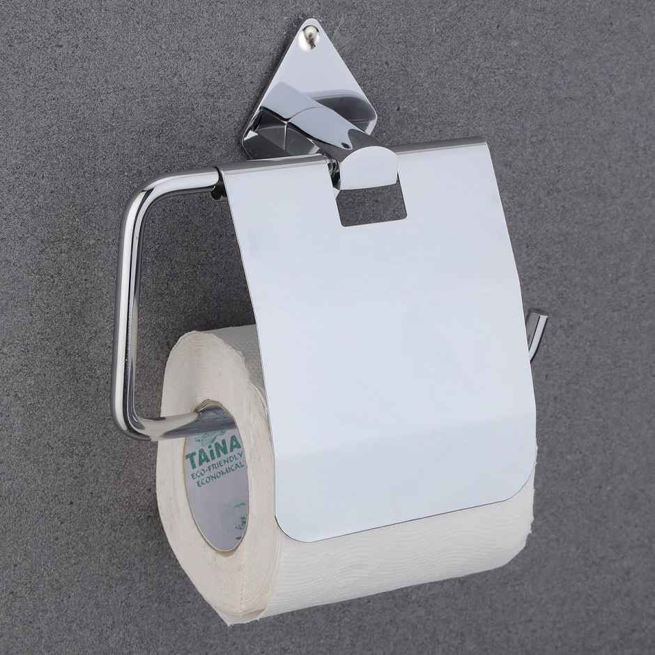 GLOXY Stainless Steel Toilet Paper Holder Wall Mounted Tissue Roll Dispenser for Bathroom SS304