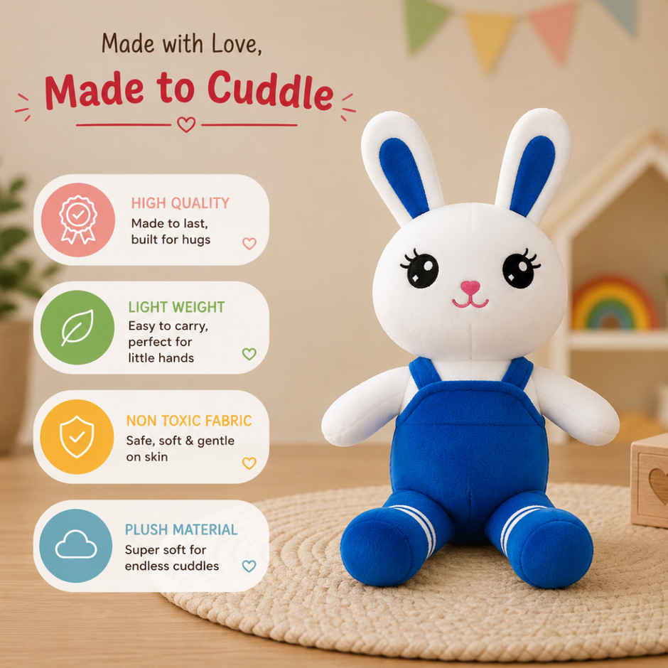 ToyTales Bunny Plush Toy | Stuffed Animal Soft Toy | Birthday Gift for Kids | Gift Baby | 40cm