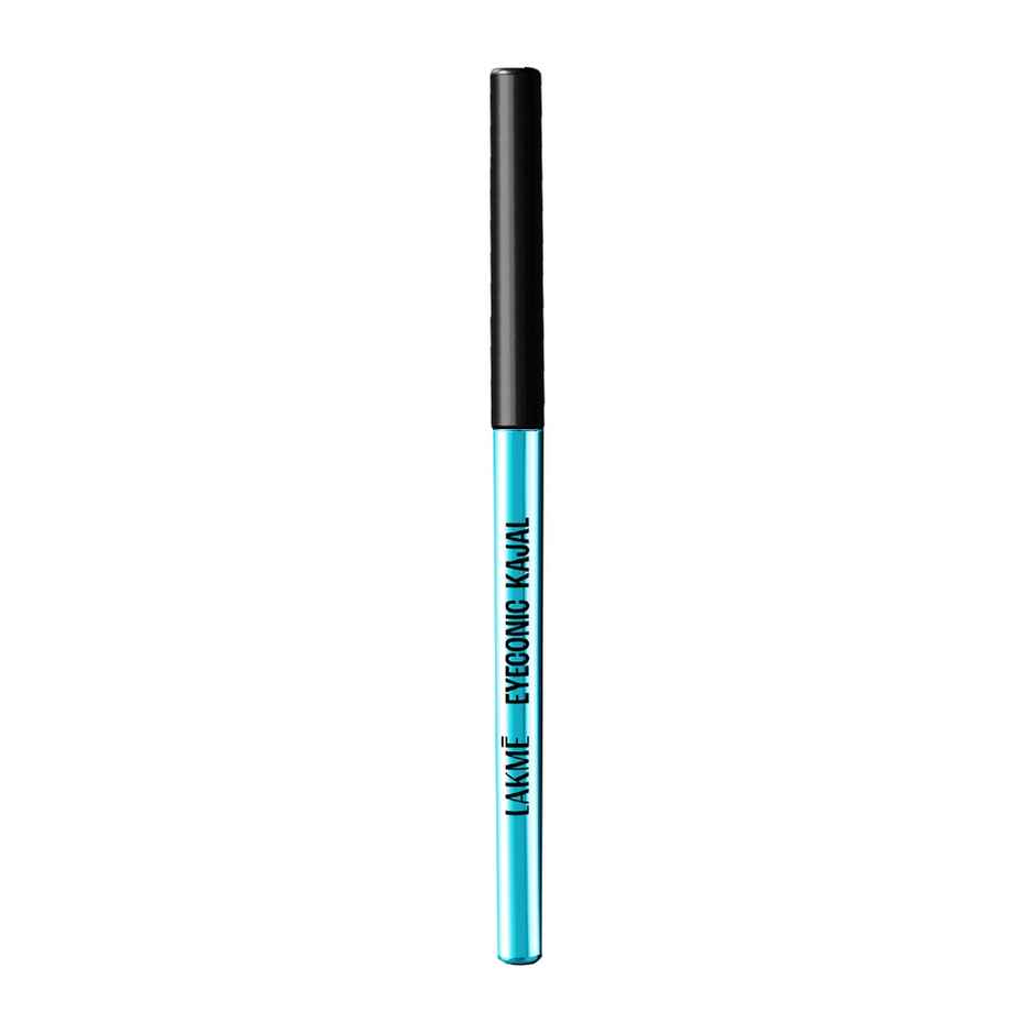 Lakme Eyeconic Kajal, Matte Waterproof, Smudgeproof Kajal that lasts 24 Hrs, Midnight Blue