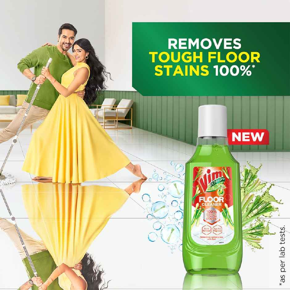 Vim Lemongrass With Salt Refreshing Floor Cleaner