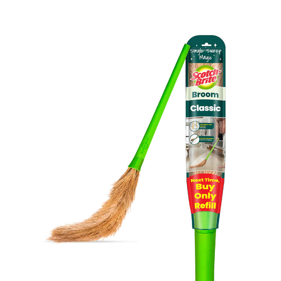 Scotch-Brite Classic No Dust Broom | Regular Size | 44.5 in