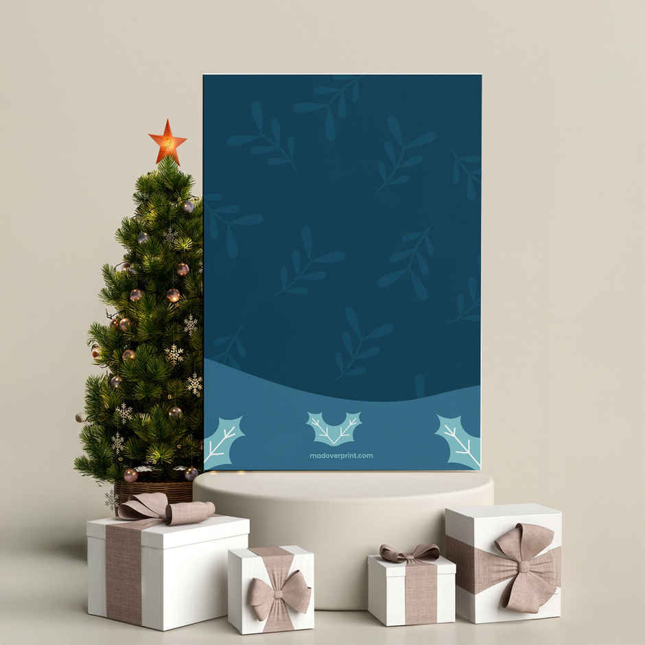 Reindeer Merry Christmas Greeting Card | Cute Artwork | Mad Over Print