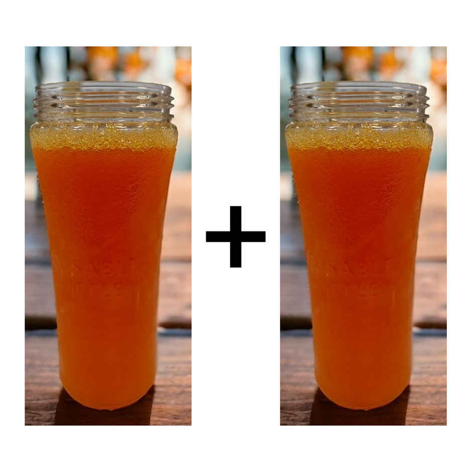 Vinay Trading Reusable Beverage Bottle And Lid - Pack Of 4 (300Ml Each ) Combo