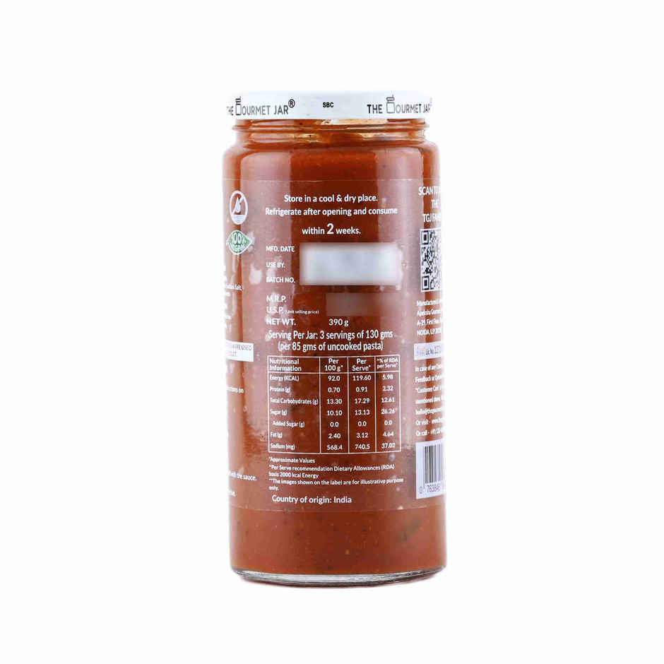 The Gourmet Jar Basil Pasta Sauce