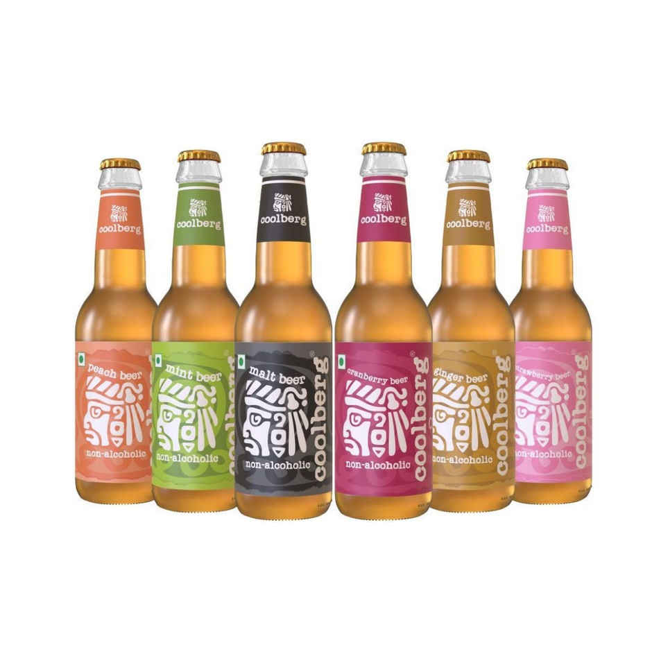 Mix Veggie Chips With Rock Salt (60g) & Coolberg Cranberry Non Alcoholic Beer (330ml) Combo