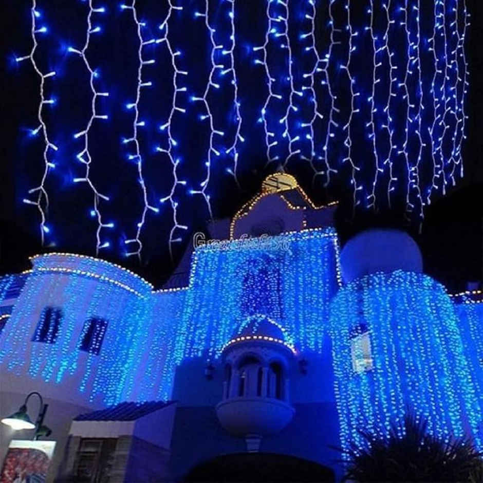 Desidiya Rice String Lights - 12 Meters Blue Cool And Calm Lighting For Relaxing Atmosphere