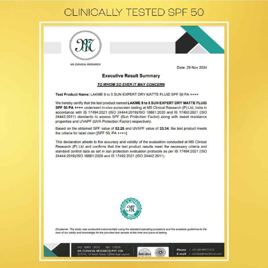 Lakme 5% Niacinamide & Vit C Water-Light Sunscreen Gel Spf 50 Pa++++For Oily Skin,2X Glow