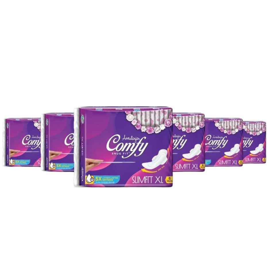 Comfy Snug Fit Sanitary Pads | XL | 6 pcs