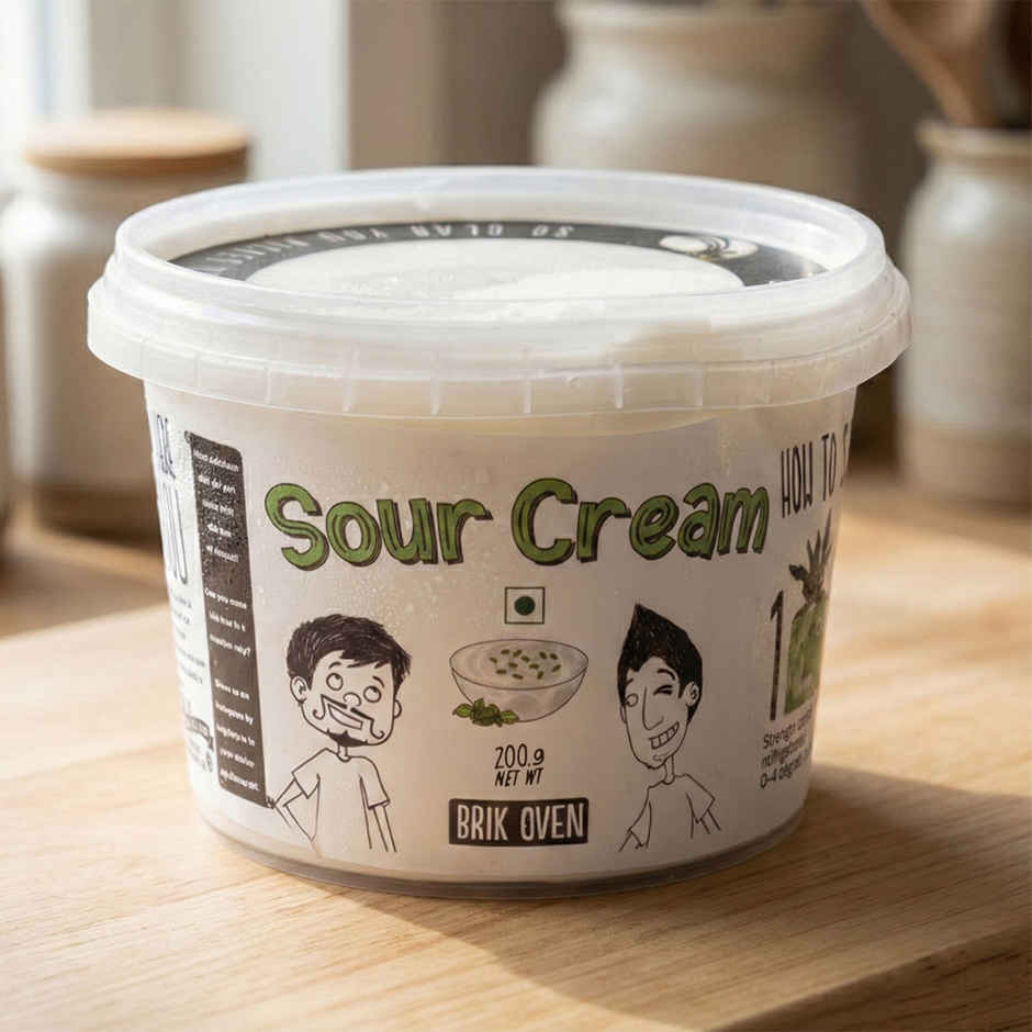 Brik Oven Artisinal Sourdough Bread (400g) & Brik Oven Sour Cream (200g) Combo