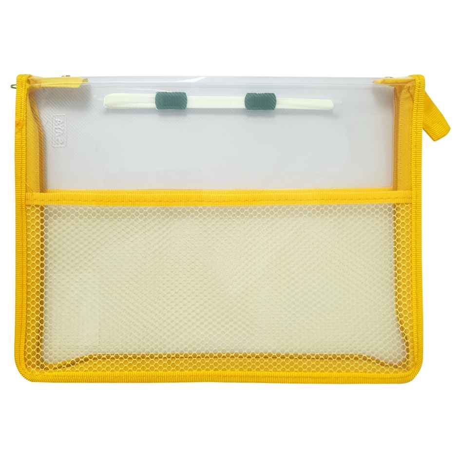 Saya A4 Zipper File Bag | Waterproof Document Organizer for Certificates and Papers