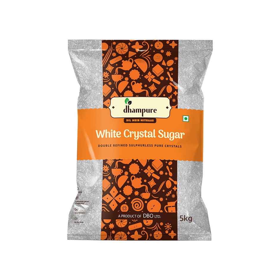 Dhampure White Crystal Sulphurless Sugar