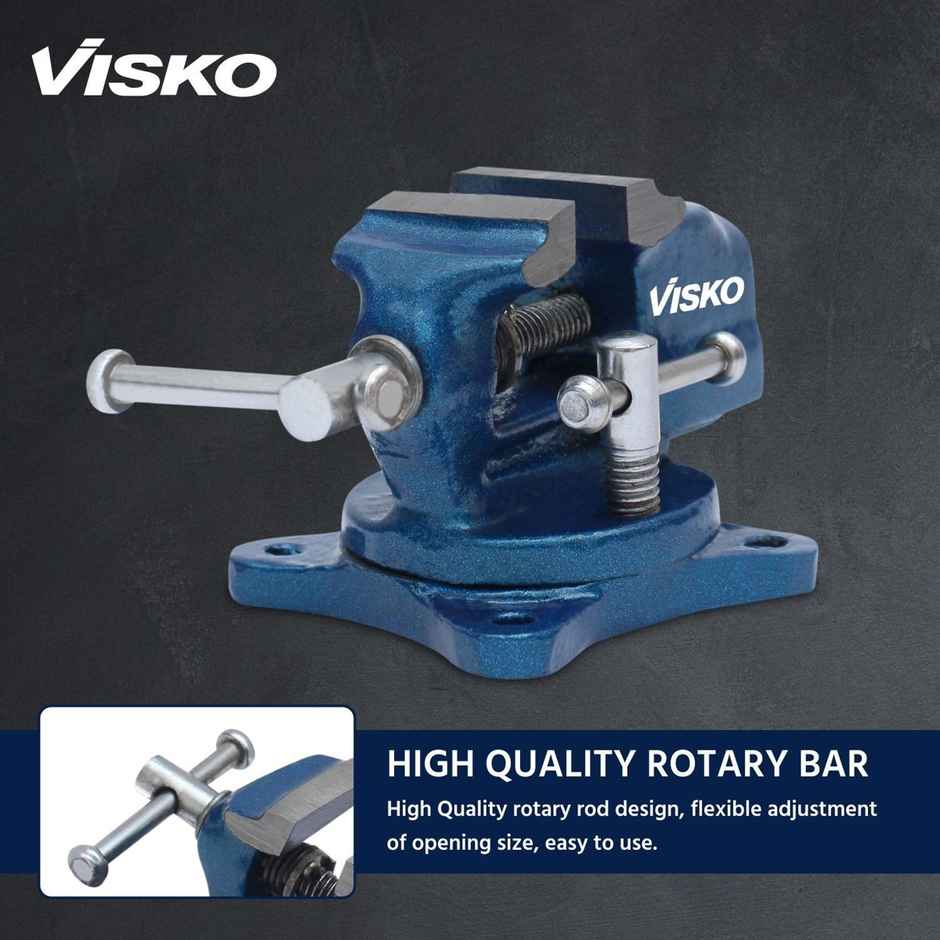 Visko 750 Baby Vise German Type Swivel Base Without Clamp 30Mm Multi Vise Tool