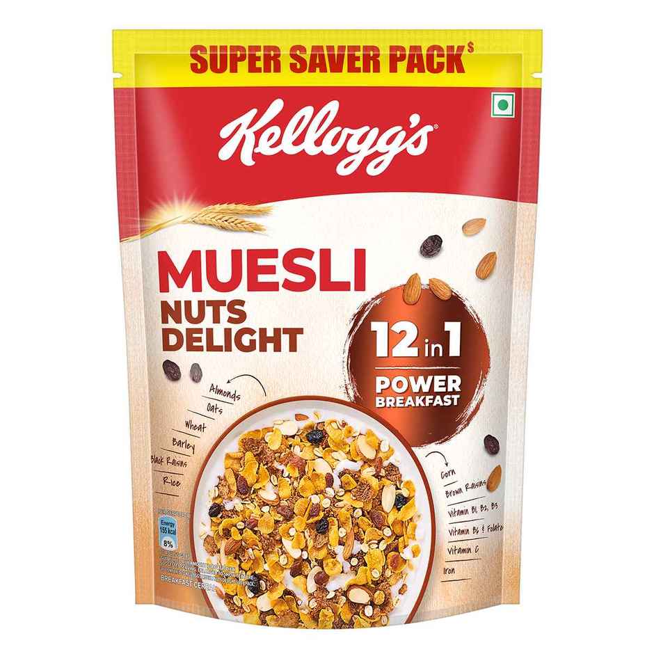 Kellogg's Muesli Nuts Delight 12-in-1 Power Breakfast