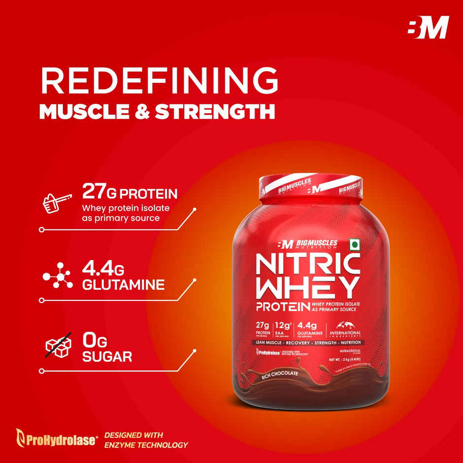 Bigmuscles Nutrition Nitric Whey Unflavoured