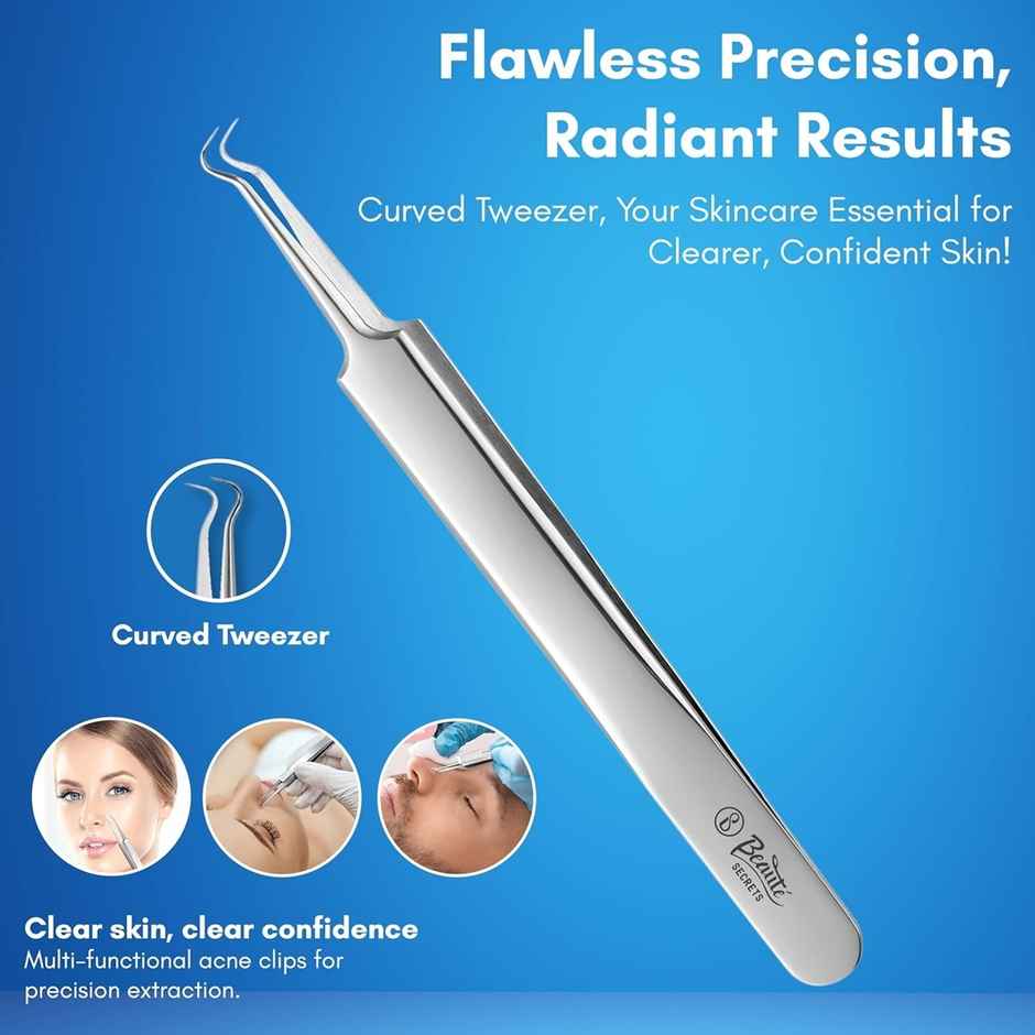 Beaute Secrets Acne Extractor Kit ingrown Hairs And Facial Impurities Removal Set