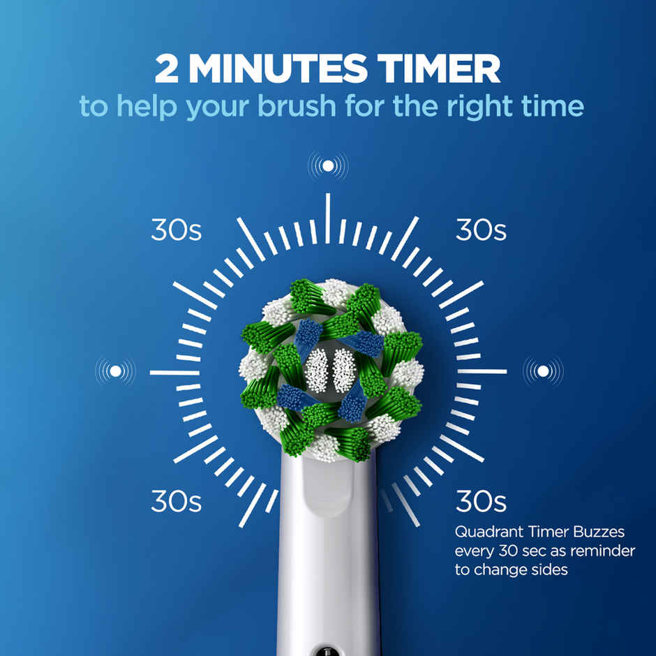 Oral-B Pro3 Rotating Electric Toothbrush | 3 Brush Modes Pro Timer | Pressure Sensor