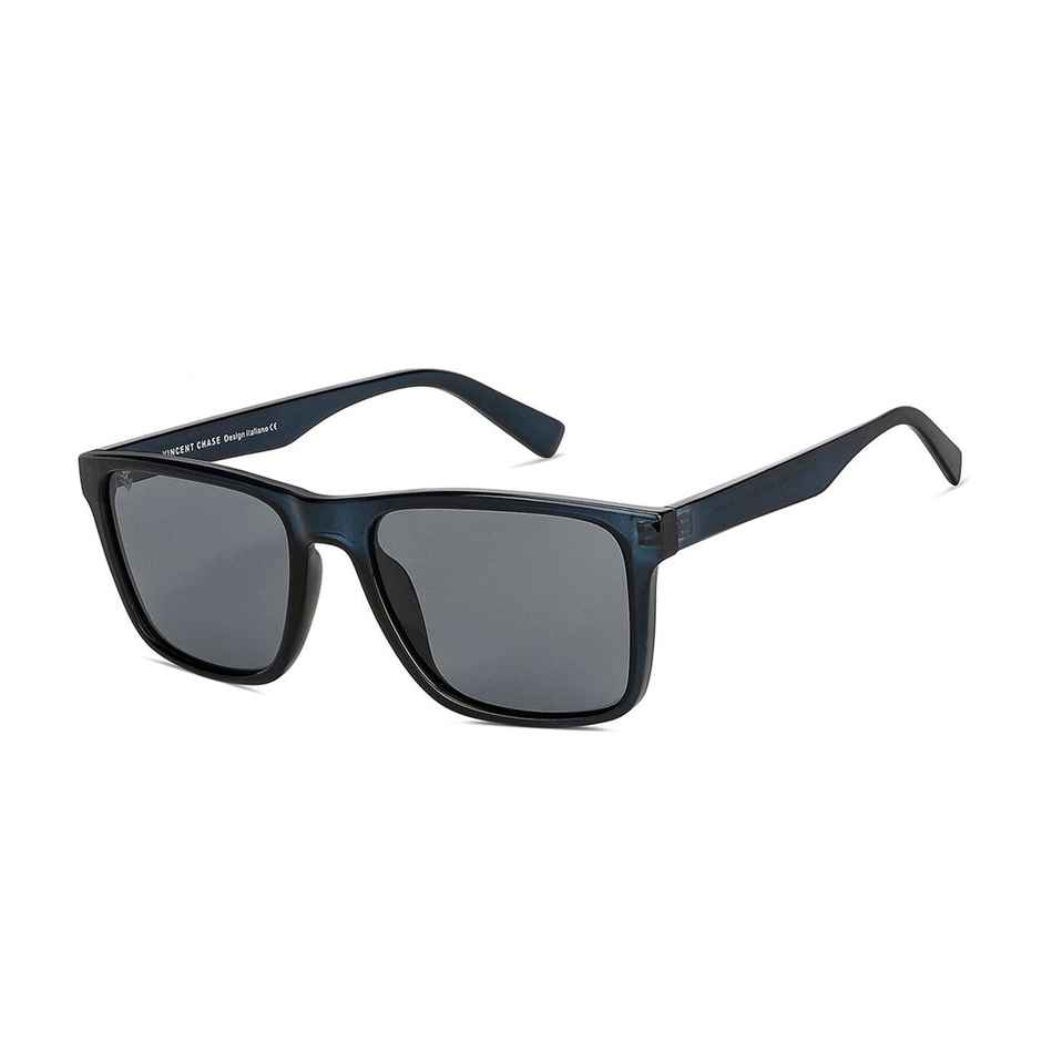 Vincent Chase By Lenskart Unisex Polycarbonate Wayfarer Sunglasses | Blue - L