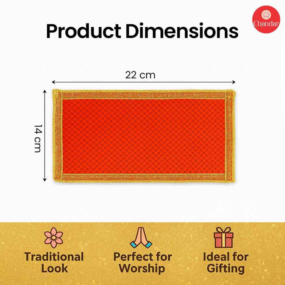 Red Chunri | 24 x 10 inch | Chandar