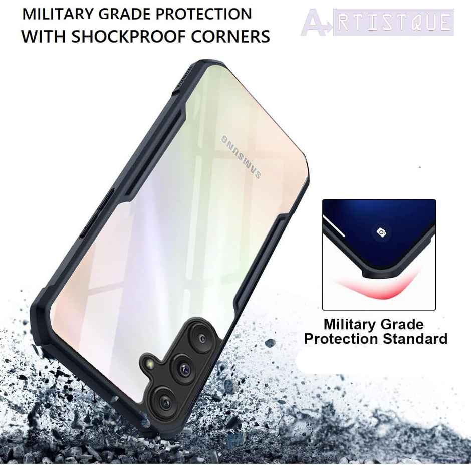 Artistque Case For Samsung Galaxy M34 5g / Samsung Galaxy F34 5g Back Cover - Transparent