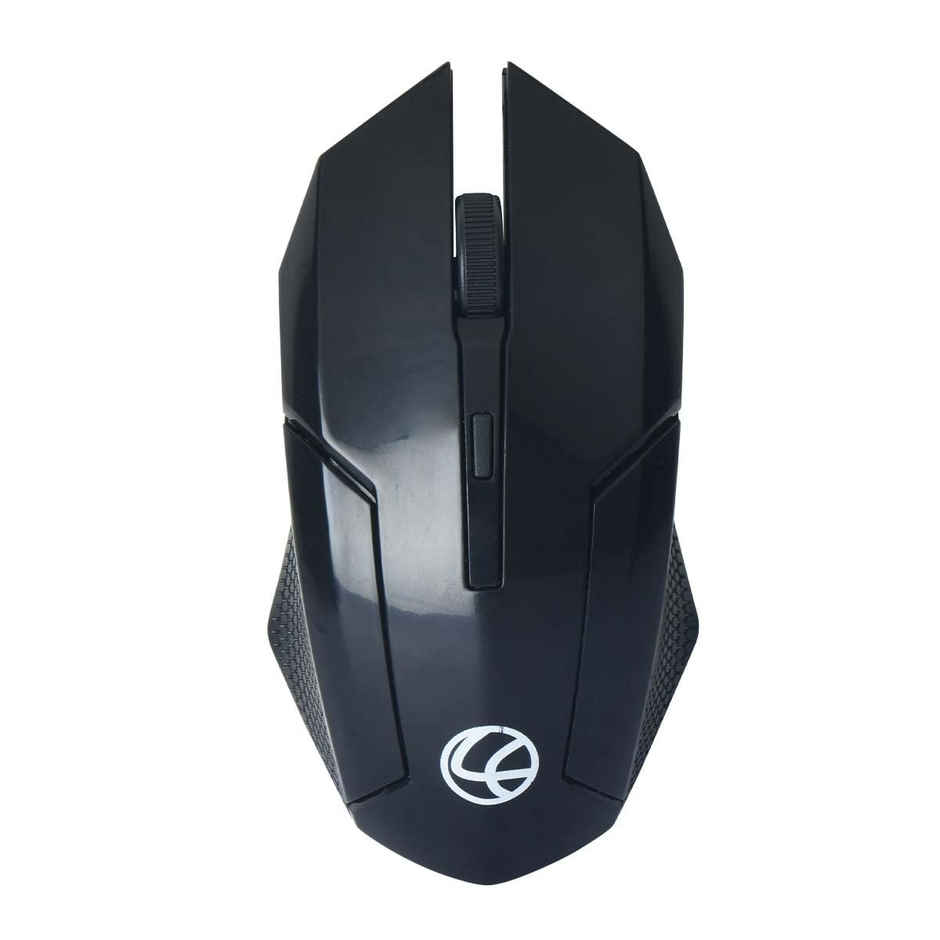 Lapcare Speedy Wireless Gaming Mouse Upto 2400 Dpi |10M Distance |3 M Clicks Duracell Battery - Black