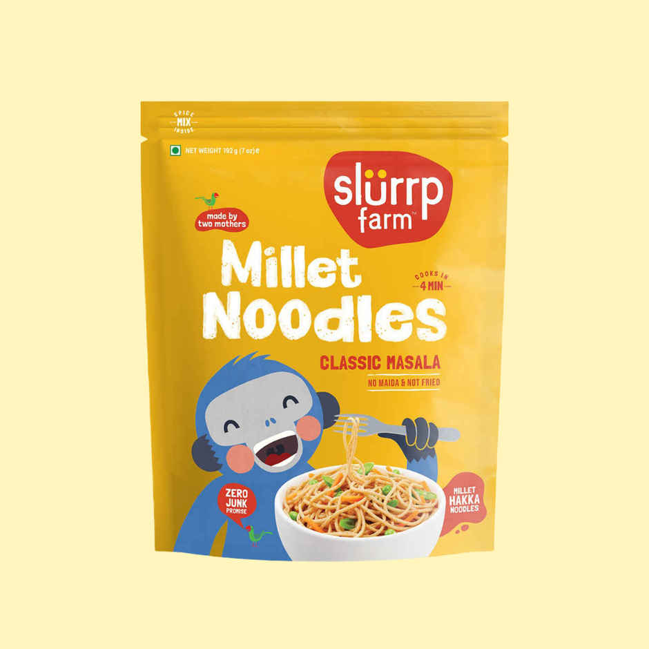 Slurrp Farm Millet Noodles - Classic Masala, No Maida And Not Fried