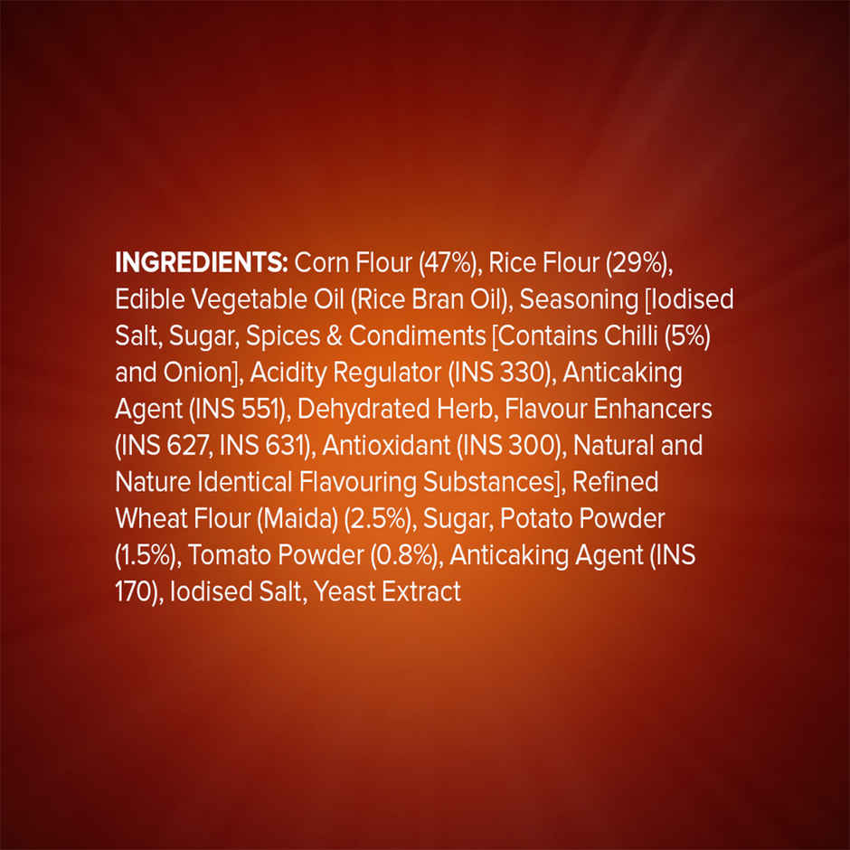 Too Yumm! Chili Chataka Veggie Stix | Munching Snack | On-the-Go Munchies