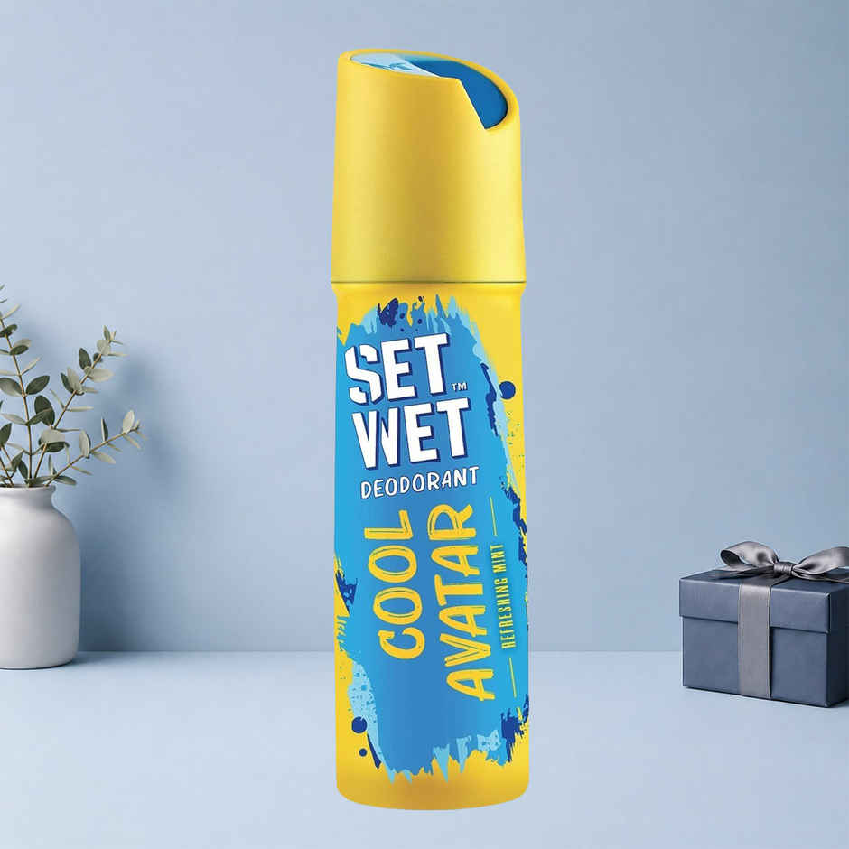 Set Wet Cool Avatar Deodorant & Body Spray Perfume For Men