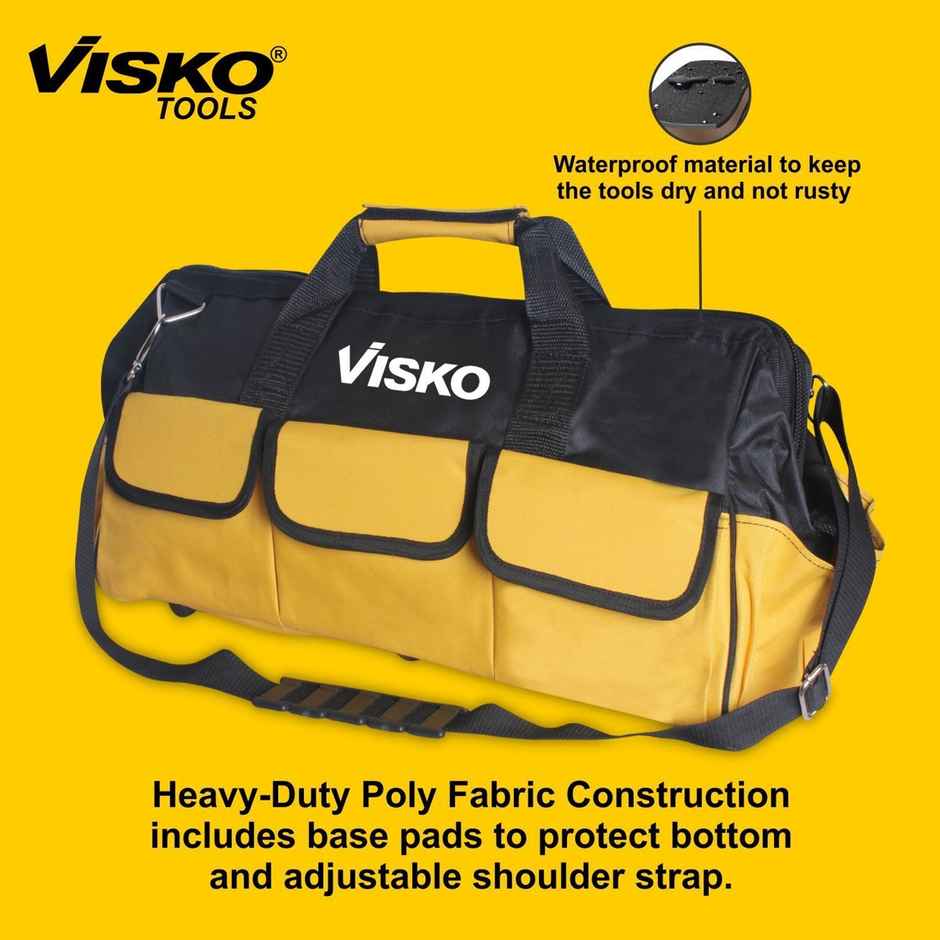 Visko Vlb 010 Tools Bag , 21 Pockets Multipurpose Tool Bag | Number Of Pockets - 21