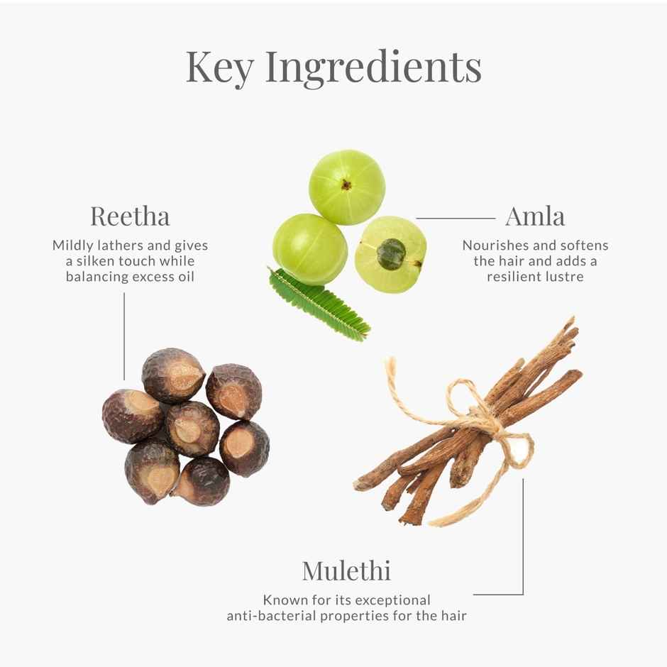 Forest Essentials Hair Cleanser Amla Honey Mulethi | Travel Size Nourishing Shampoo