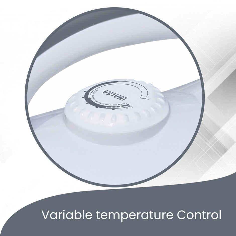 INALSA Dry Iron Opal 1000 W 1000 W Dry Iron (White/Grey)