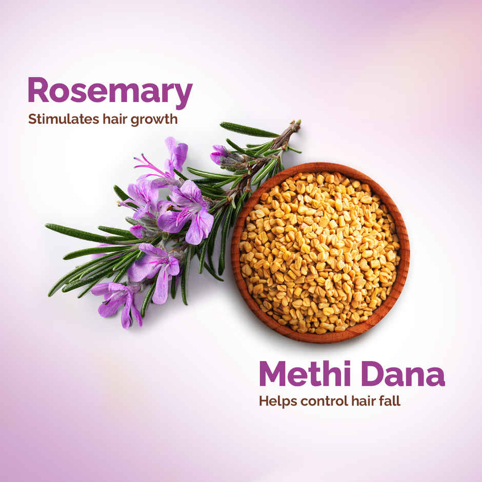 Mamaearth Rosemary Anti-Hair Fall Shampoo With Rosemary & Methi Dana | Hard Water Protection