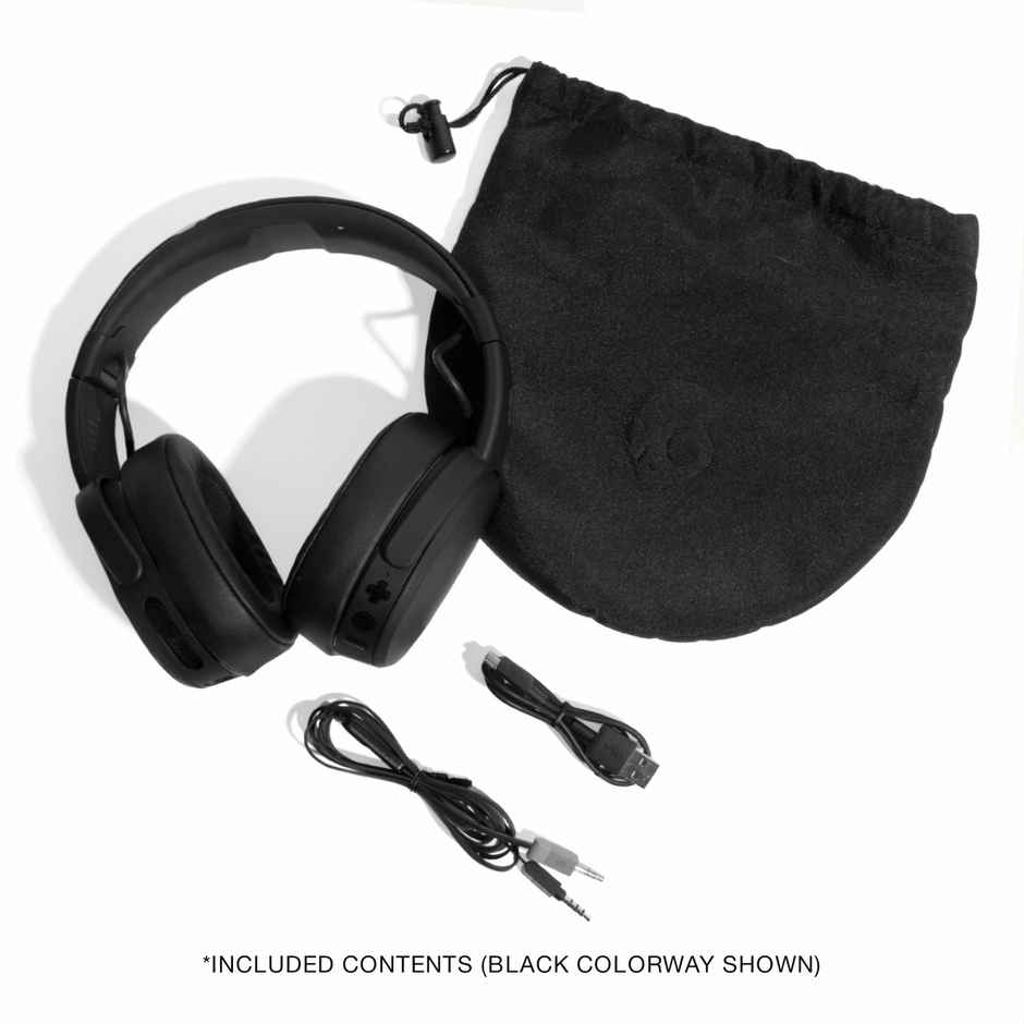 Skullcandy Crusher Over-Ear Wireless Headphones with Sensory Bass | 50 Hr Battery- Black
