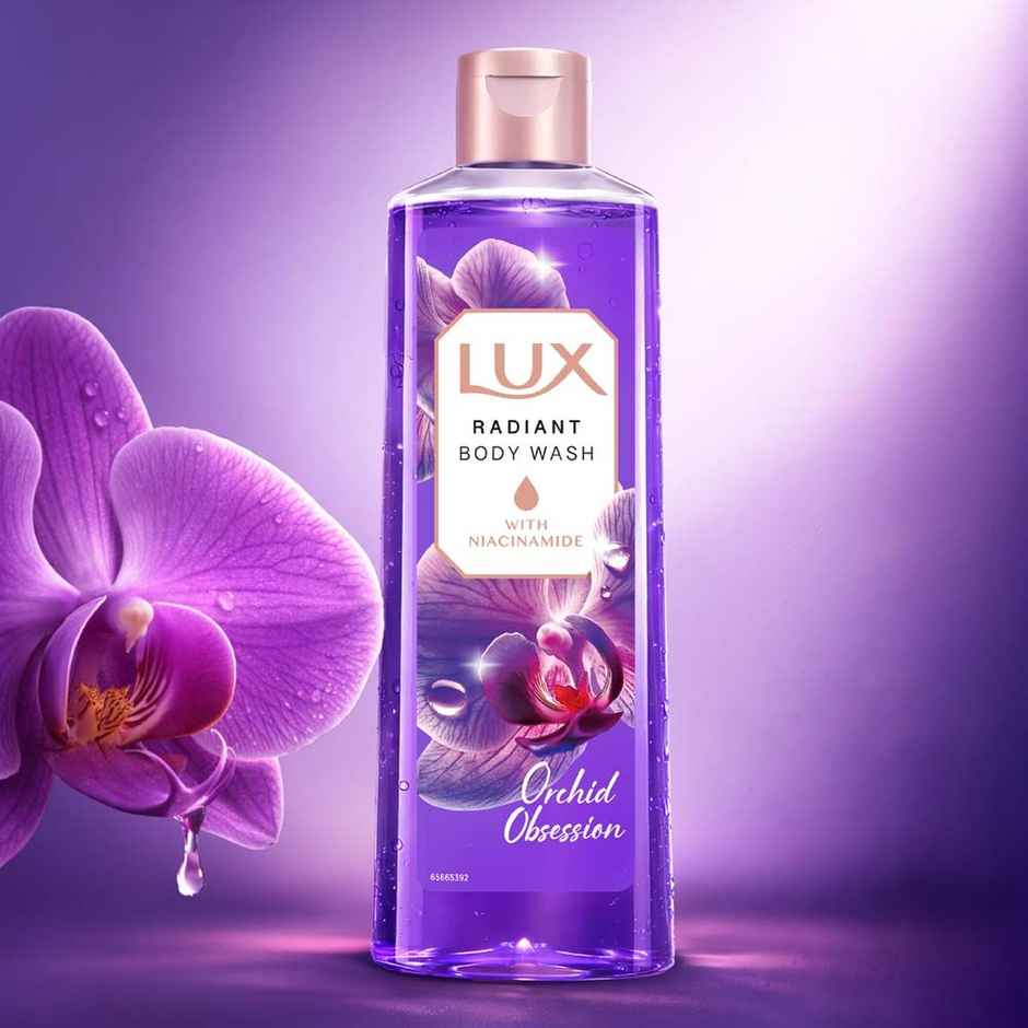 LUX Orchid Obsession with Niacinamide Bodywash for Radiant & Bouncy Skin Feel