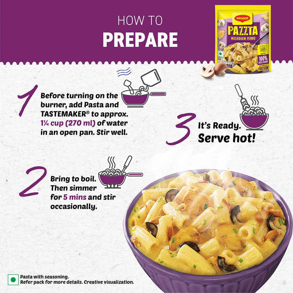 MAGGI Pazzta Instant Pasta - Mushroom Penne Combo