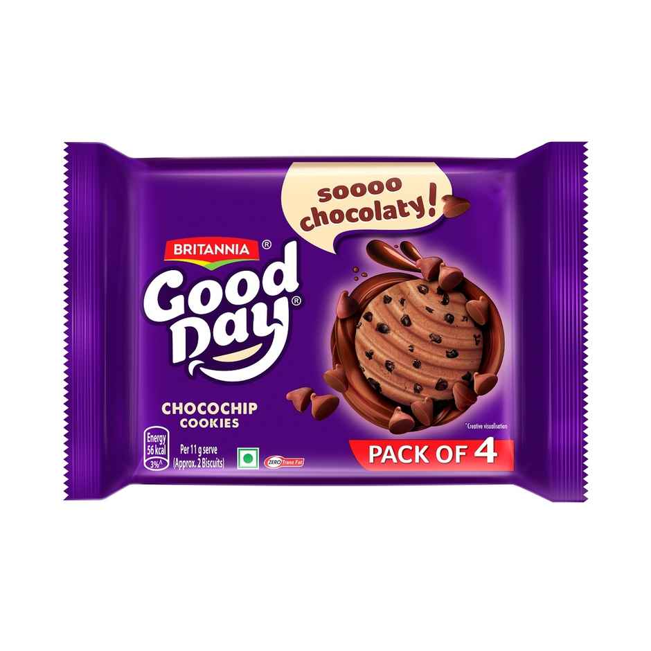 Britannia Good Day Choco Chip Chocolate Flavoured Biscuits | Combo