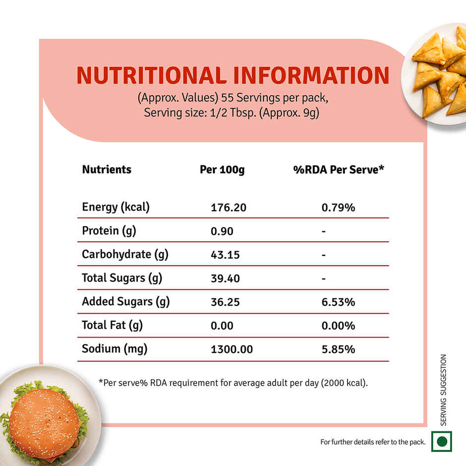 Veeba Tomato Ketchup - No Added Preservatives